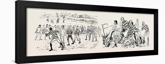 Our Great Football Match-null-Framed Giclee Print