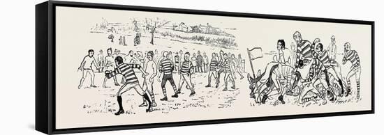 Our Great Football Match-null-Framed Stretched Canvas