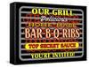 Our Grill Ribs-Mark Frost-Framed Stretched Canvas