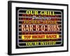 Our Grill Ribs-Mark Frost-Framed Giclee Print