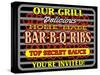 Our Grill Ribs-Mark Frost-Stretched Canvas