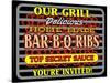 Our Grill Ribs-Mark Frost-Stretched Canvas