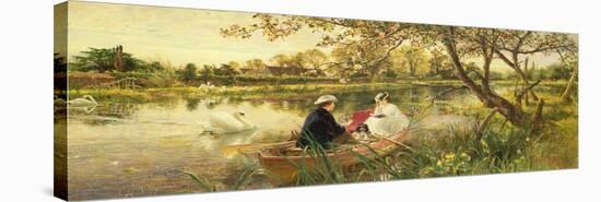 Our Holiday-Charles James Lewis-Stretched Canvas