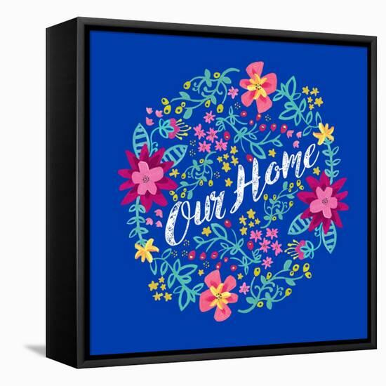 Our Home-Joan Coleman-Framed Stretched Canvas