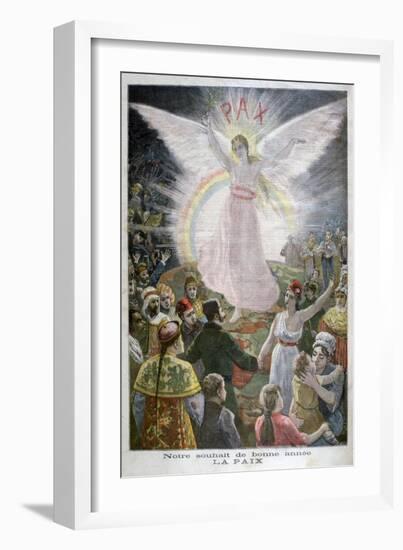 Our Hope for the New Year: Peace, 1894-null-Framed Giclee Print