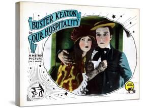 Our Hospitality, from Left: Natalie Talmadge, Buster Keaton, 1923-null-Stretched Canvas