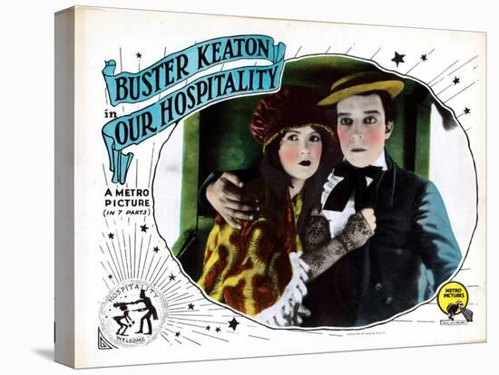 Our Hospitality, from Left: Natalie Talmadge, Buster Keaton, 1923-null-Stretched Canvas