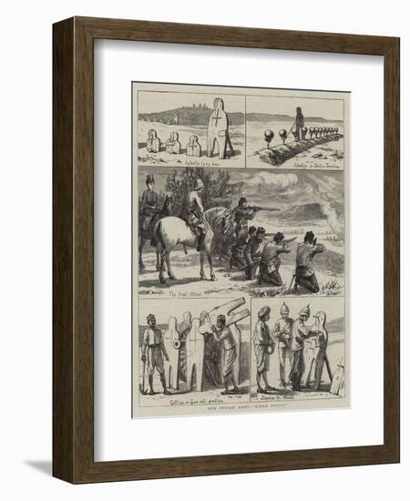 Our Indian Army, Field Firing-Harry Hamilton Johnston-Framed Giclee Print