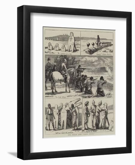 Our Indian Army, Field Firing-Harry Hamilton Johnston-Framed Giclee Print