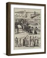 Our Indian Army, Field Firing-Harry Hamilton Johnston-Framed Giclee Print