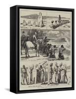 Our Indian Army, Field Firing-Harry Hamilton Johnston-Framed Stretched Canvas