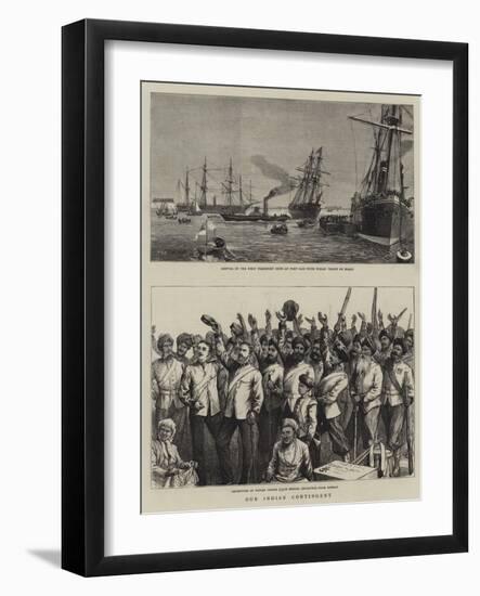 Our Indian Contingent-William Edward Atkins-Framed Giclee Print