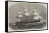 Our Iron-Clad Fleet, HMS Lord Clyde-Edwin Weedon-Framed Stretched Canvas