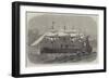 Our Iron-Clad Fleet, HMS Minotaur, Built on the Thames-Edwin Weedon-Framed Giclee Print