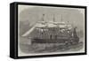 Our Iron-Clad Fleet, HMS Minotaur, Built on the Thames-Edwin Weedon-Framed Stretched Canvas