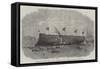 Our Iron-Clad Fleet, Launch of HMS Lord Clyde, Steam-Ram, in Pembroke Dockyard-Edwin Weedon-Framed Stretched Canvas