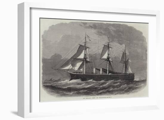 Our Iron-Clad Fleet, the Bellerophon-Edwin Weedon-Framed Giclee Print