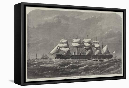 Our Ironclad Fleet, HMS Agincourt-Edwin Weedon-Framed Stretched Canvas