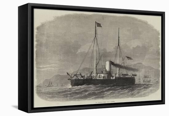 Our Ironclad Fleet, HMS Hotspur-Edwin Weedon-Framed Stretched Canvas