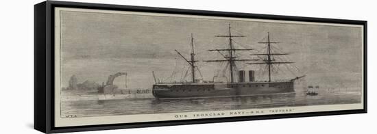 Our Ironclad Navy, HMS Superb-William Edward Atkins-Framed Stretched Canvas