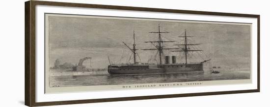 Our Ironclad Navy, HMS Superb-William Edward Atkins-Framed Giclee Print