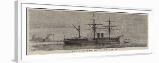 Our Ironclad Navy, HMS Superb-William Edward Atkins-Framed Giclee Print
