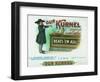 Our Kurnel Brand Cigar Box Label-Lantern Press-Framed Art Print