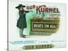 Our Kurnel Brand Cigar Box Label-Lantern Press-Stretched Canvas