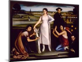 Our Lady of Andalucia, 1907-Julio Romero de Torres-Mounted Giclee Print