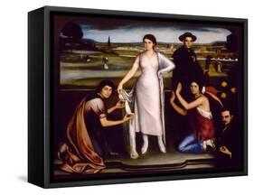 Our Lady of Andalucia, 1907-Julio Romero de Torres-Framed Stretched Canvas