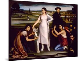 Our Lady of Andalucia, 1907-Julio Romero de Torres-Mounted Giclee Print