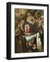 Our Lady of Graces with Saints Francis of Assisi-Fabrizio Santafede-Framed Giclee Print