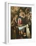 Our Lady of Graces with Saints Francis of Assisi-Fabrizio Santafede-Framed Giclee Print