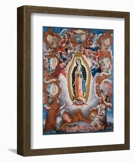 Our Lady of Guadalupe, 1779-Sebastián Salcedo-Framed Giclee Print