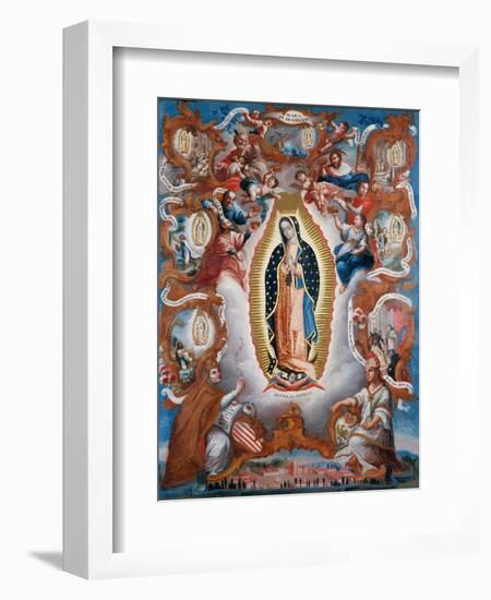 Our Lady of Guadalupe, 1779-Sebastián Salcedo-Framed Giclee Print