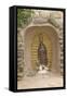 Our Lady of Guadalupe Niche Statue, St. Francis of Assisi Churchyard, Ranchos De Taos, New Mexico-null-Framed Stretched Canvas