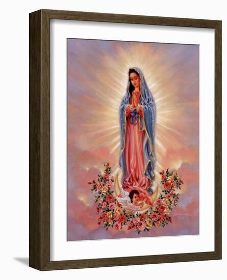 Our Lady Of Guadalupe-Dona Gelsinger-Framed Art Print