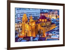 Our Lady of Guanajuato Church Guanajuato, Mexico From Le Pipila Overlook-William Perry-Framed Premium Photographic Print