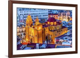 Our Lady of Guanajuato Church Guanajuato, Mexico From Le Pipila Overlook-William Perry-Framed Premium Photographic Print