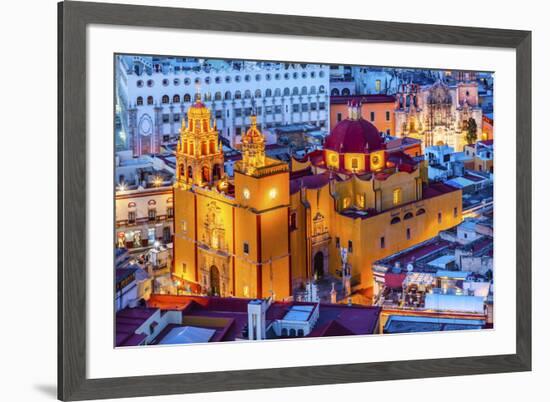 Our Lady of Guanajuato Church Guanajuato, Mexico From Le Pipila Overlook-William Perry-Framed Premium Photographic Print