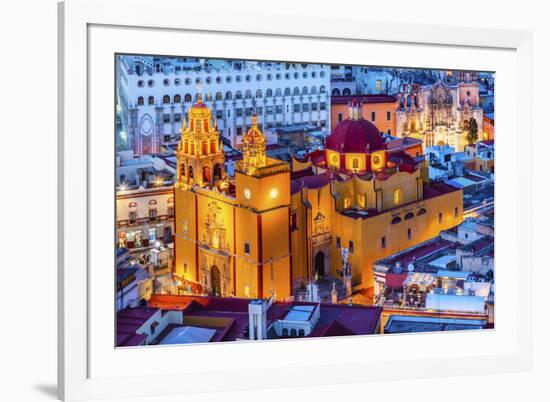 Our Lady of Guanajuato Church Guanajuato, Mexico From Le Pipila Overlook-William Perry-Framed Photographic Print