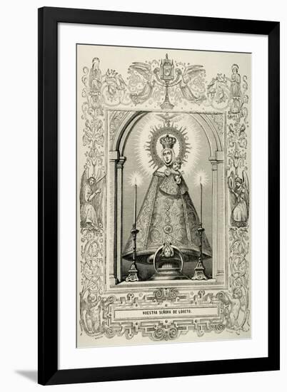 Our Lady of Loreto. by Capuz. Ano Cristino, 1853-Tomás Capuz Alonso-Framed Giclee Print