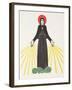 Our Lady of Lourdes, 1920-Eric Gill-Framed Giclee Print