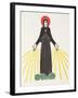 Our Lady of Lourdes, 1920-Eric Gill-Framed Giclee Print