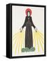 Our Lady of Lourdes, 1920-Eric Gill-Framed Stretched Canvas