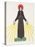 Our Lady of Lourdes, 1920-Eric Gill-Stretched Canvas