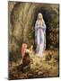 Our Lady of Lourdes-Edgar Jerins-Mounted Giclee Print