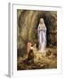 Our Lady of Lourdes-Edgar Jerins-Framed Giclee Print