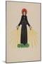 Our Lady of Lourdes-Eric Gill-Mounted Art Print