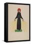 Our Lady of Lourdes-Eric Gill-Framed Stretched Canvas